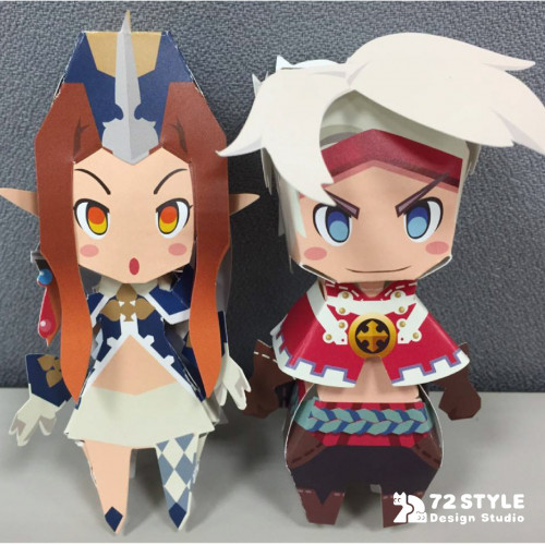 指尖騎士紙公仔