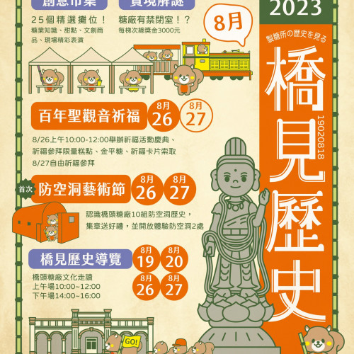 2023橋見歷史的插畫視覺設計